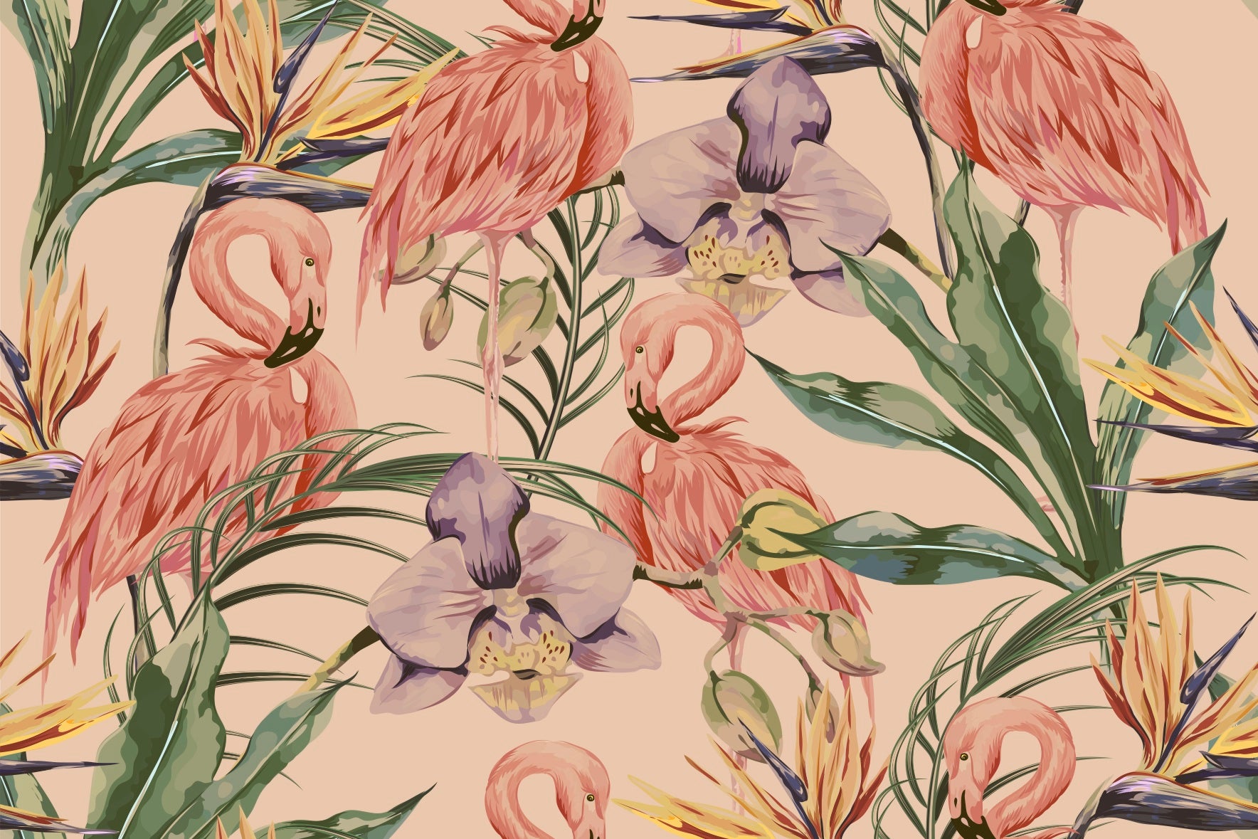 Jungle Flamingos