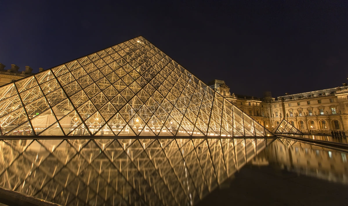 The Louvre- Night time