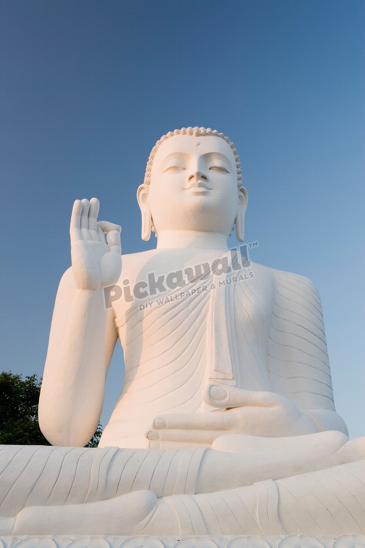 Great seated figure of the Buddha, Mihintale, Sri Lanka, Asia
