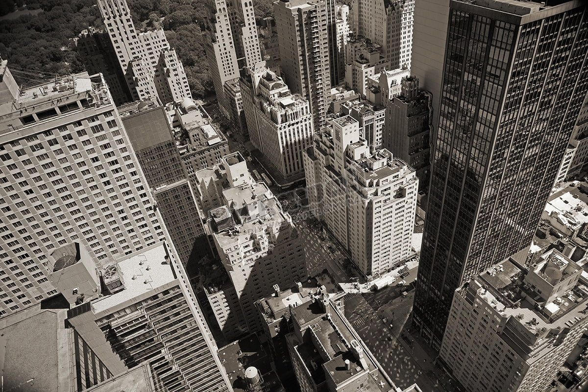 New York City from aerial view