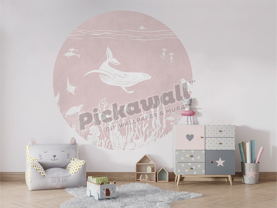 Monochrome Sea Decal by Kikki Belle