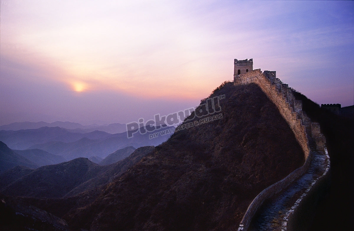 The Great Wall of China near Beijing China