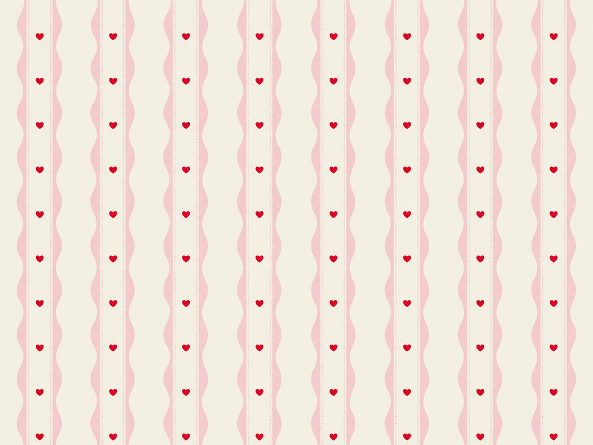 Heart Scallop Stripe