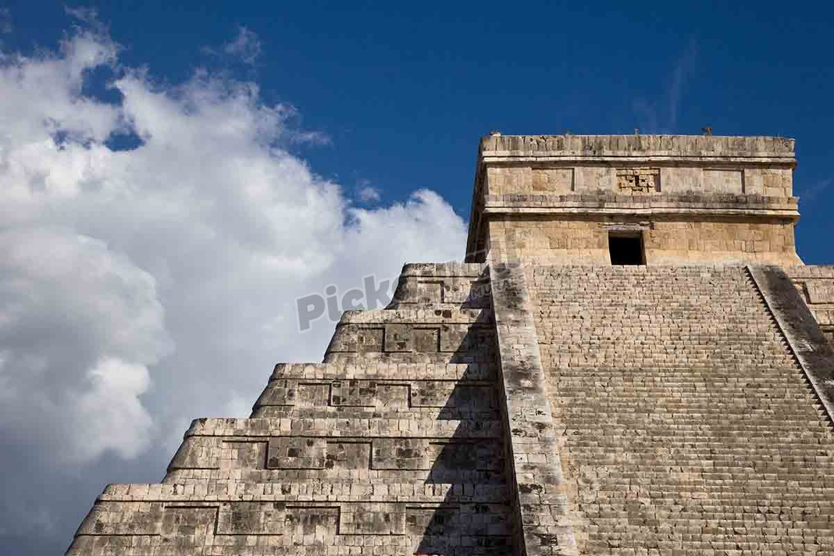 Landscape Land - Chichen Itza, Yucatan Peninsula, Mexco.