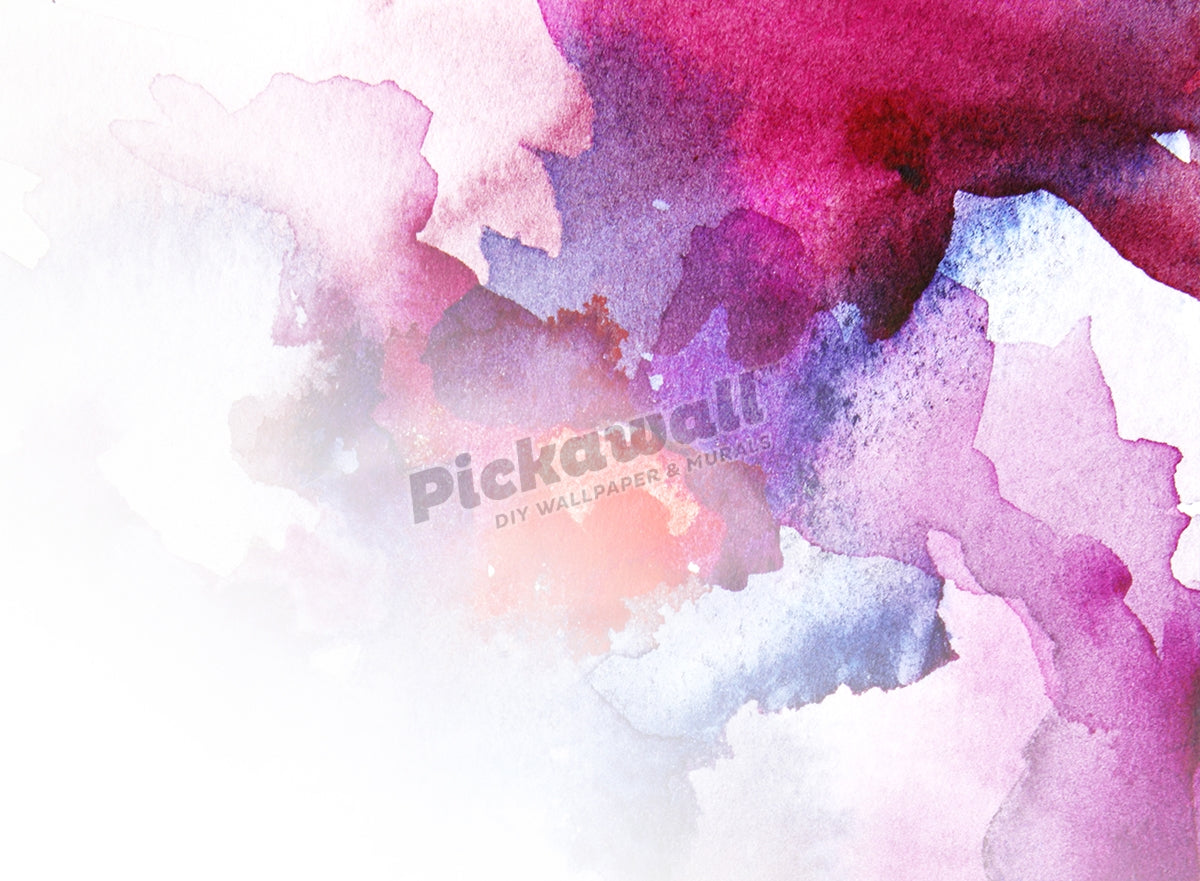 Pink and Purple Watercolour