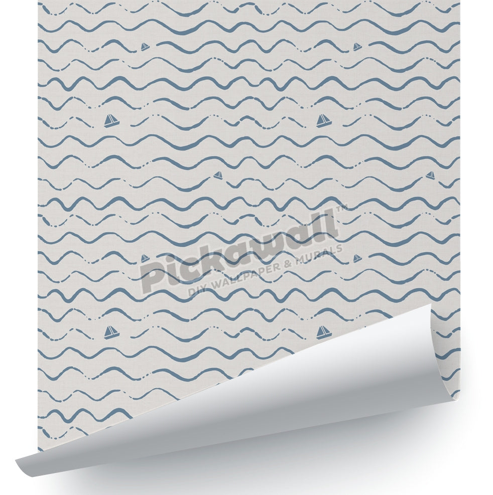 Boats By Liberty Interiors - Blue Reverse image