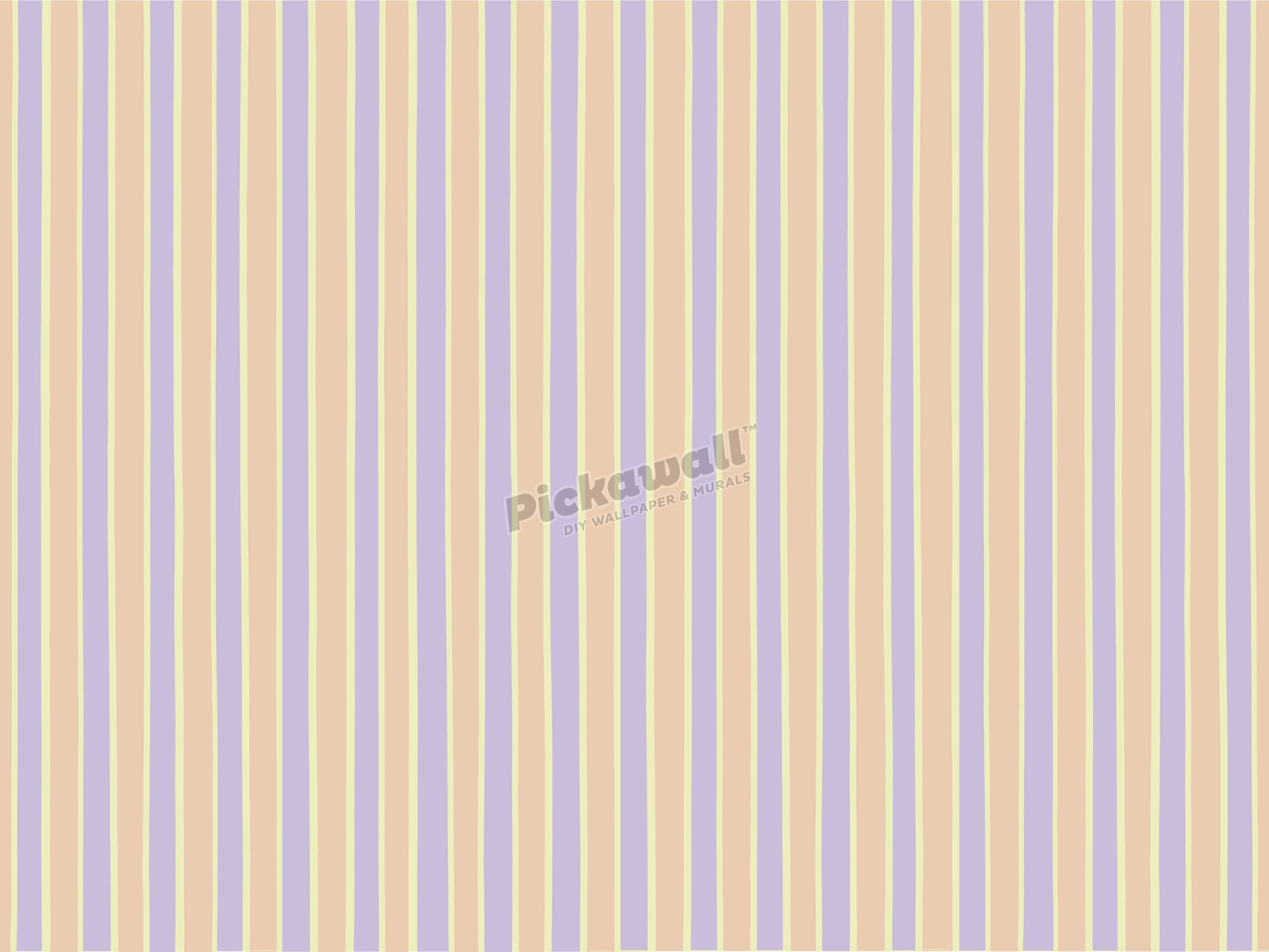 Celia Love Lilac Green Peach Stripe