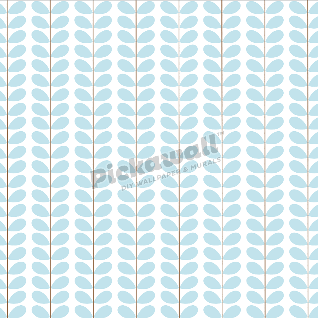 Abstract Blue Vines - Pickawall