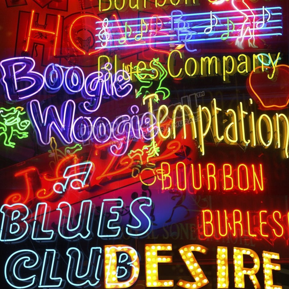 Abstract - New Orleans, neon signs - Pickawall