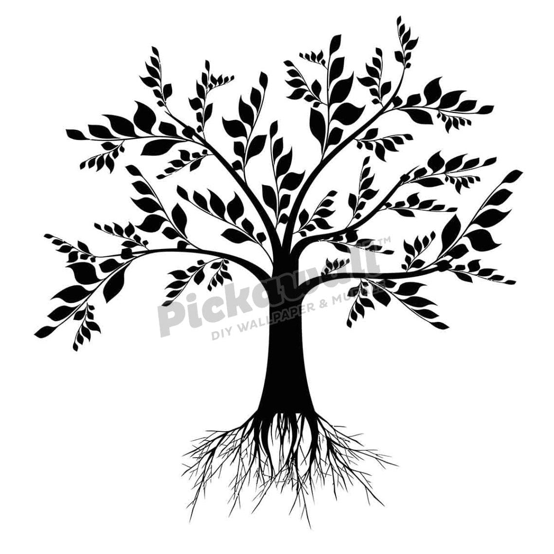 Art tree silhouette - Pickawall