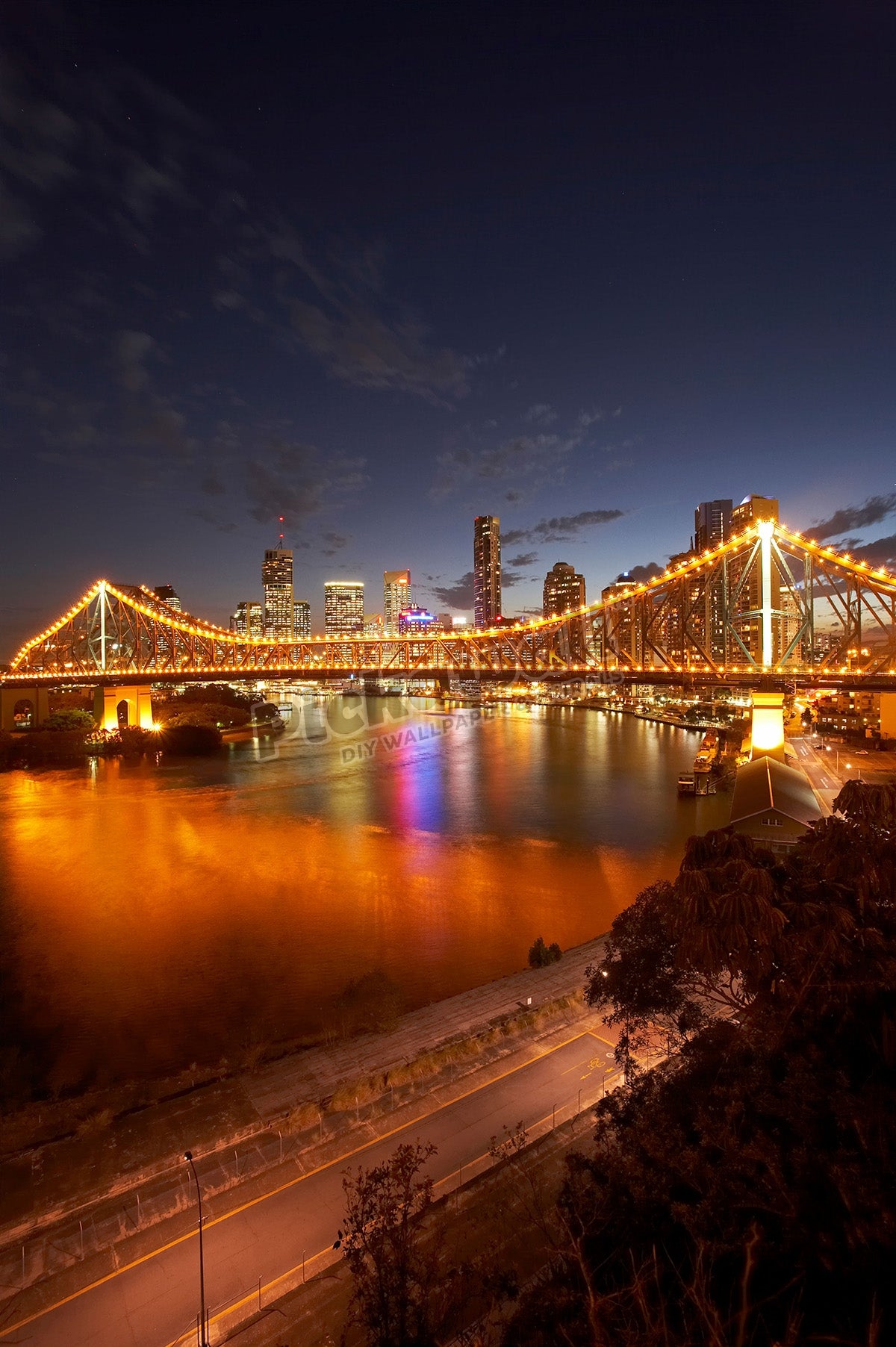 Story Bridge Brisbane at Dusk