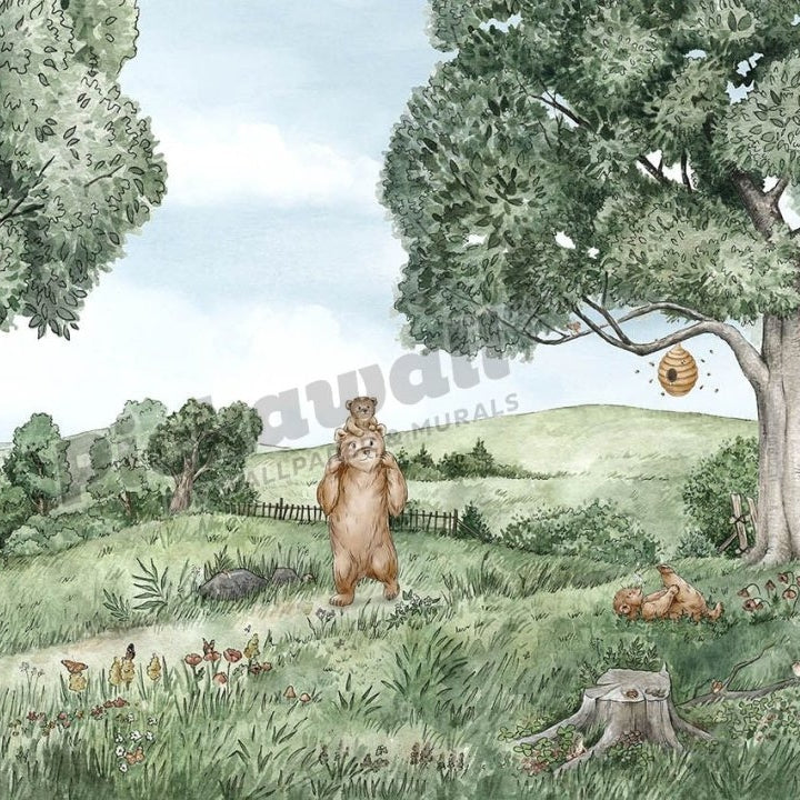 Bears and Bees by Kikki Belle - Pickawall
