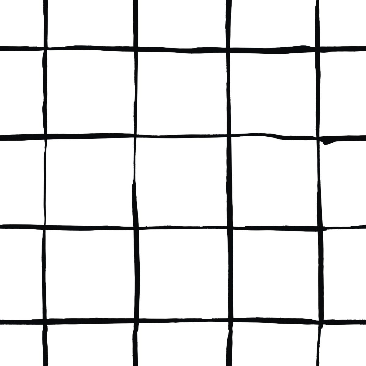 Black and White hand drawn grid - Pickawall