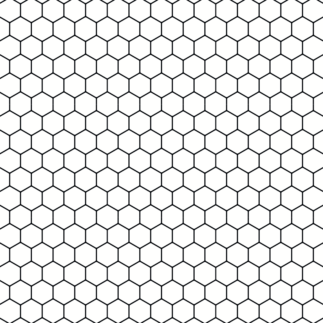 black and white hexagon pattern - Pickawall
