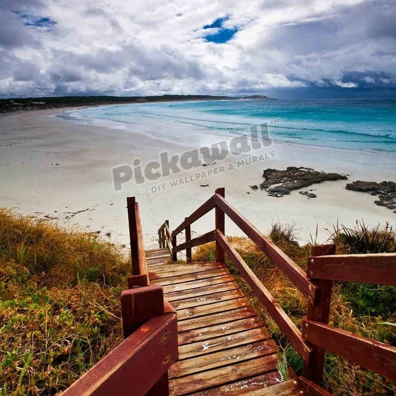 Boardwalk leading to beach - Pickawall