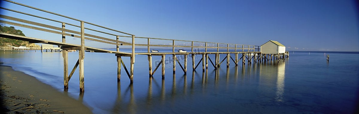 boat jetty, portsea, victoria - Pickawall