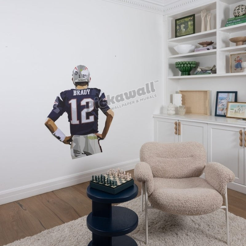 Brady NFL Jersey Decal by DG Designs - Pickawall