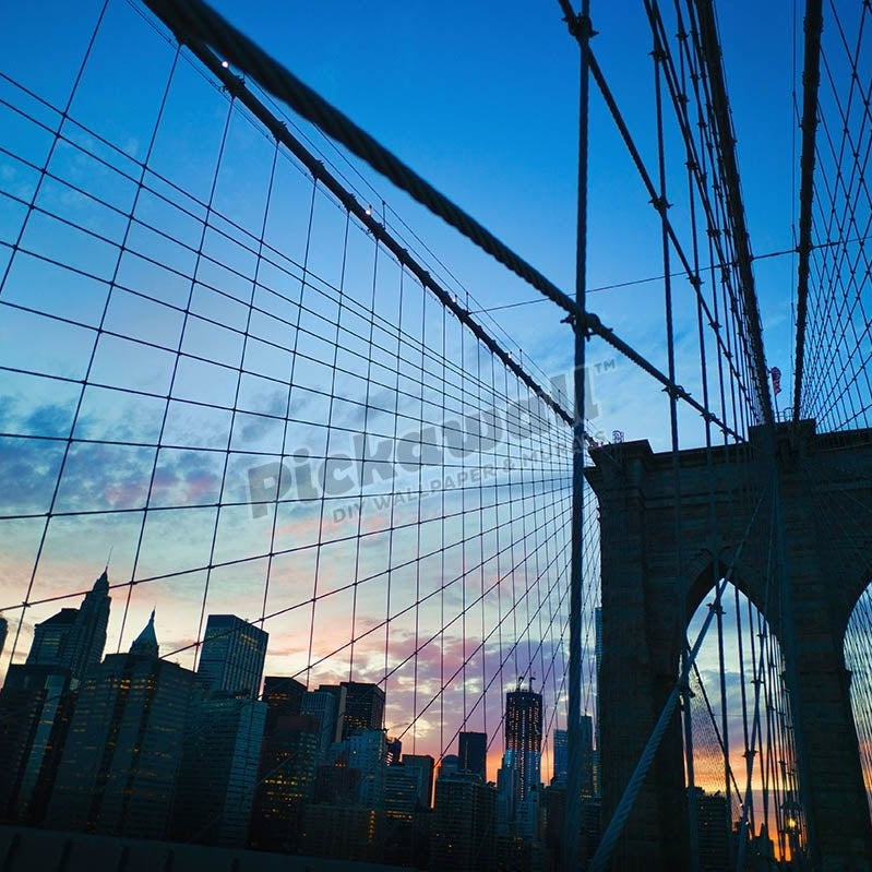 Brooklyn Bridge at Dusk - Pickawall