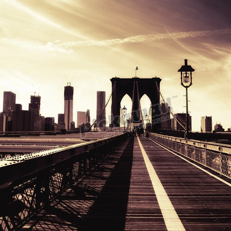 Brooklyn Bridge at dusk, New York - Pickawall