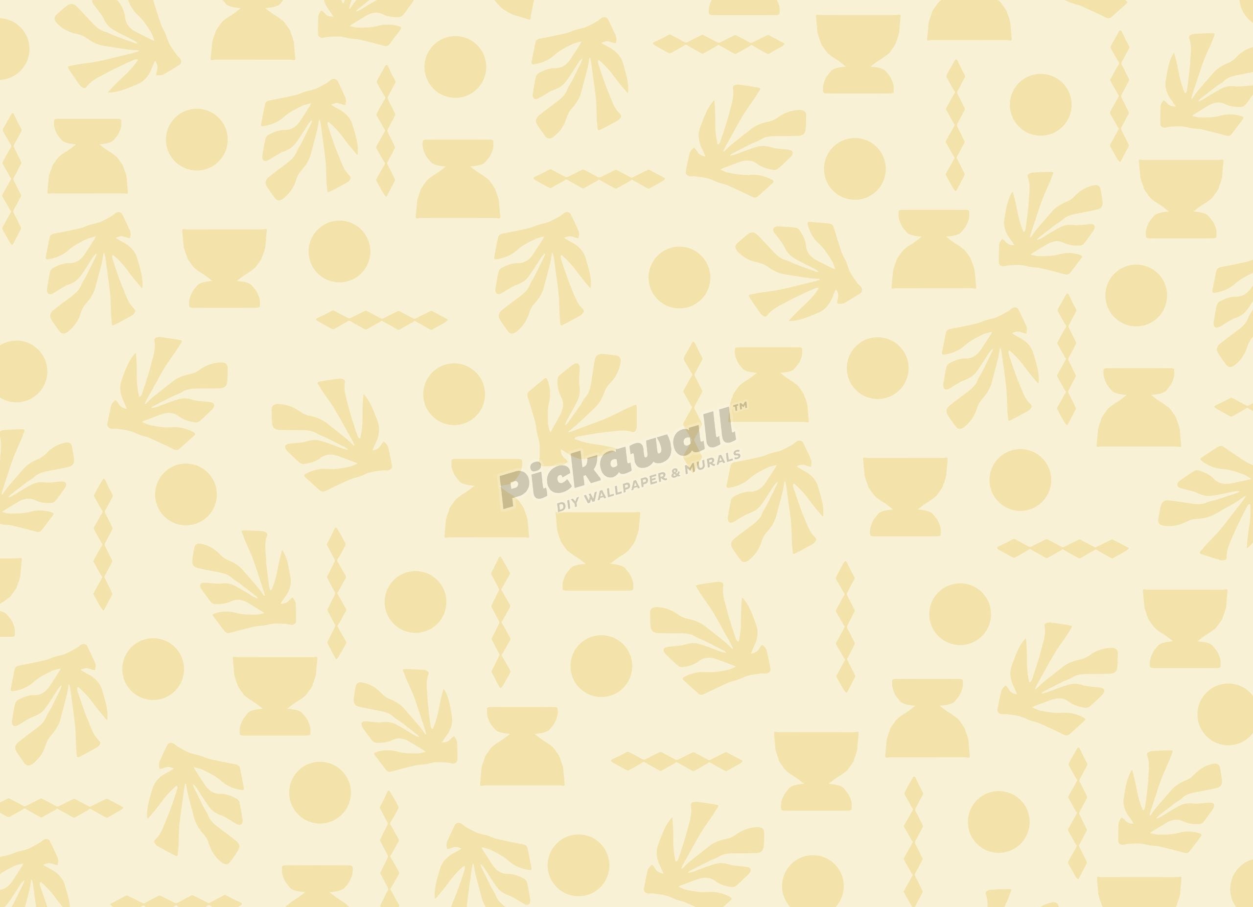 Celia Loves Shapes Butter Wallpaper