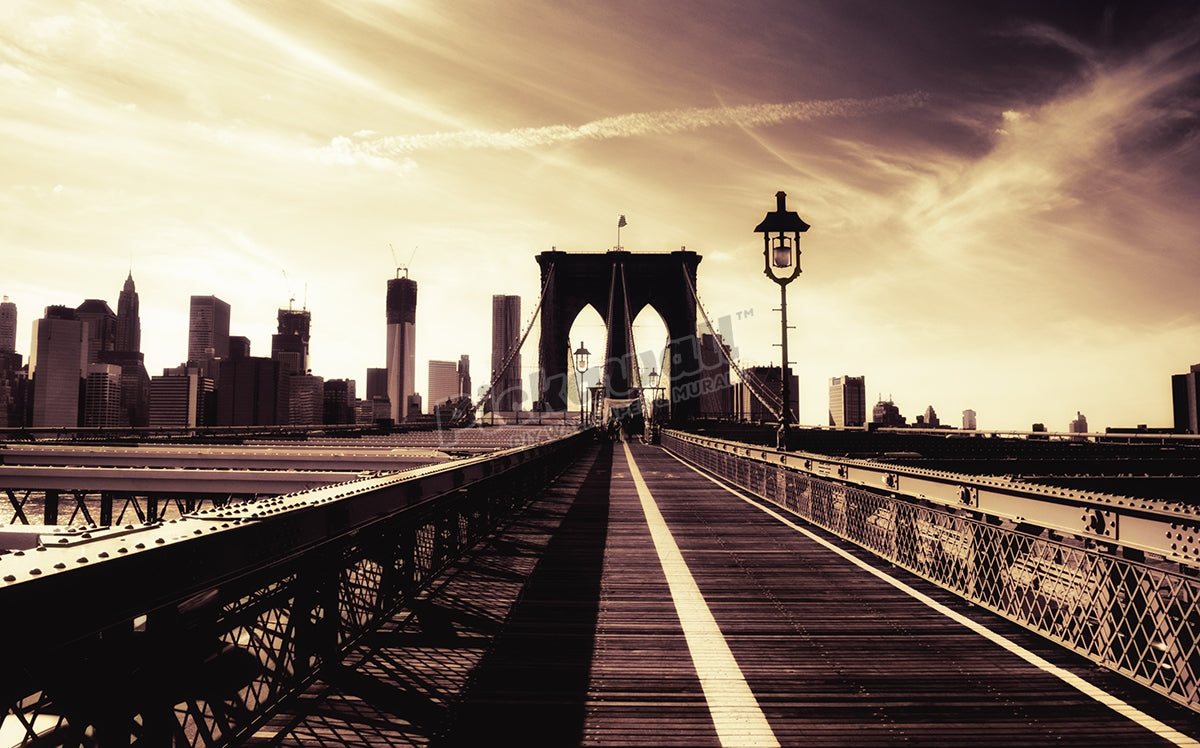 Brooklyn Bridge at dusk, New York