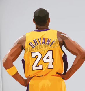 Kobe Bryant NBA Jersey Decal by DG Designs - Kobe Bryant NBA Decal by DG Designs image