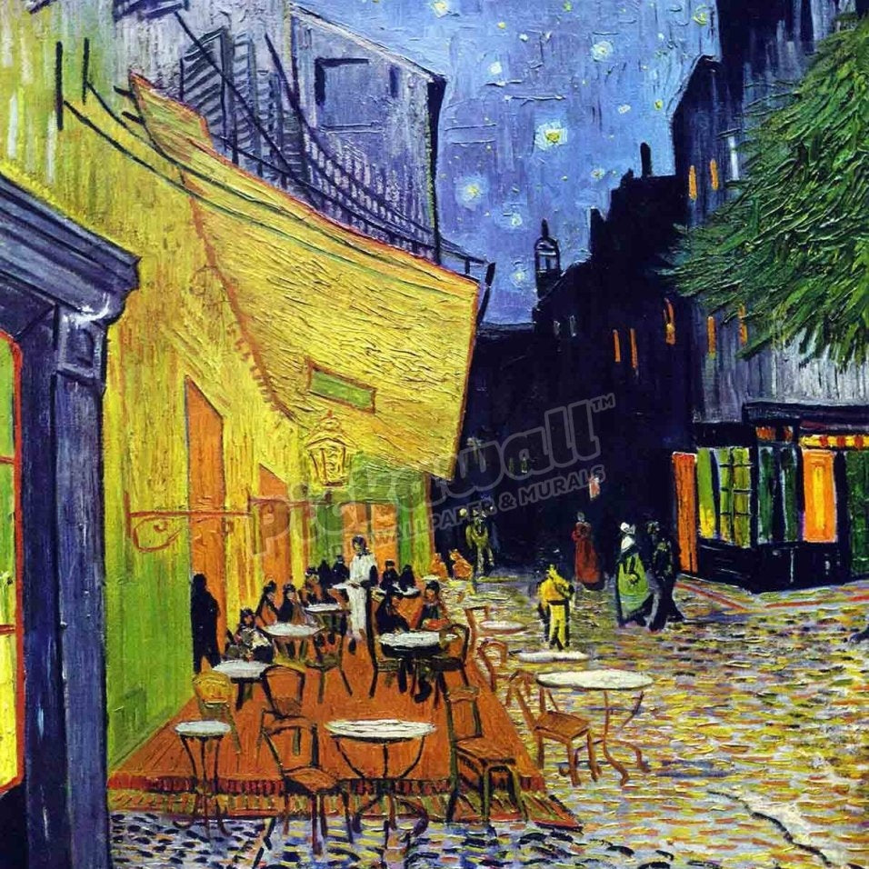 Cafe Terrace at Night Painting Vincent Van Gogh - Pickawall