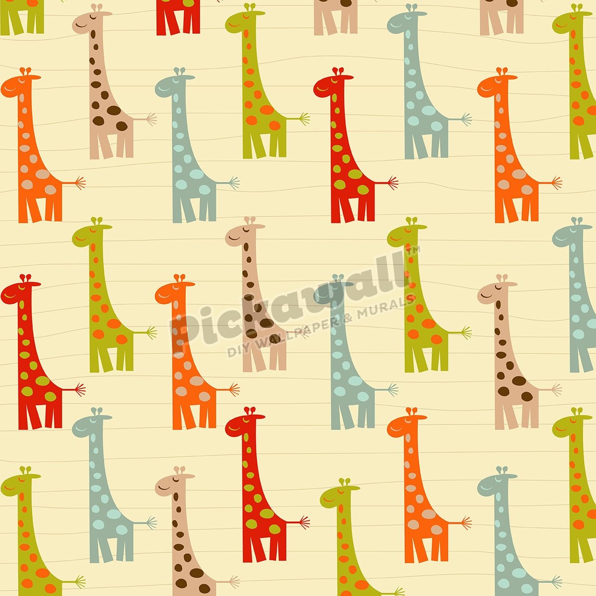 Cartoon Giraffe - Pickawall