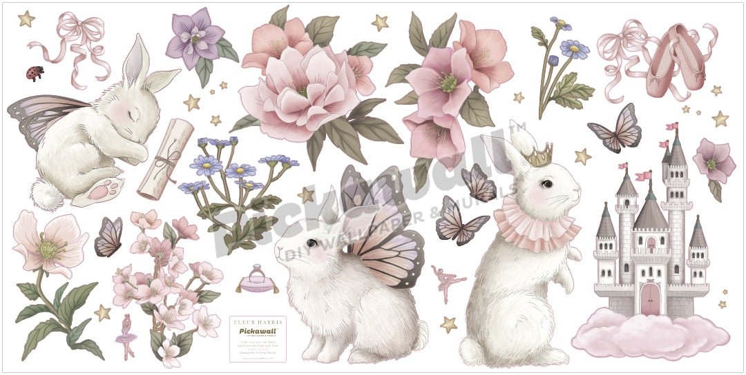 'Castle Gardens' Decals by Fleur Harris - Pickawall