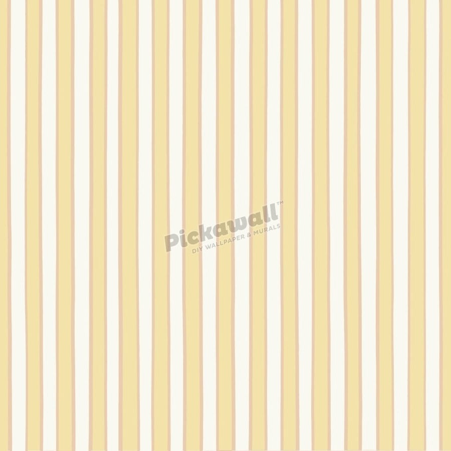 Celia Love Cream Butter Peach Stripe - Pickawall
