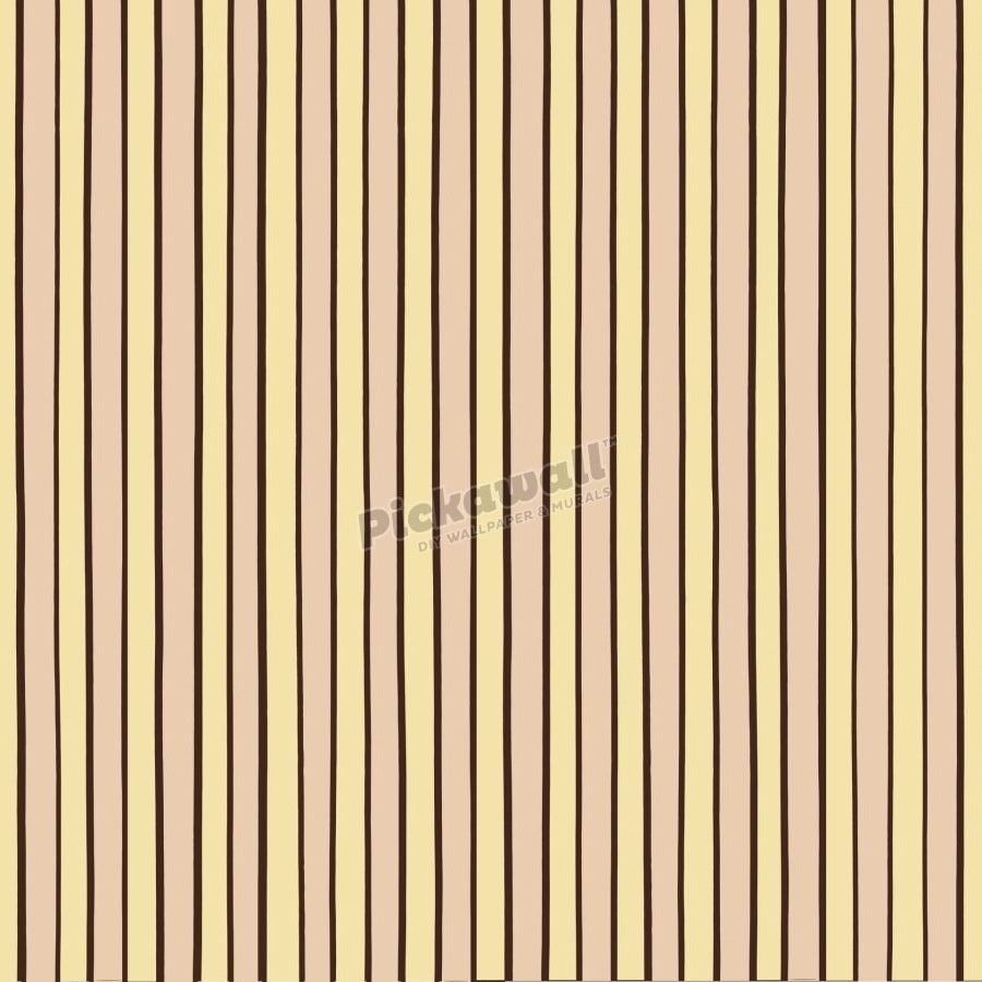Celia Love Shiraz Butter Peach Stripe - Pickawall