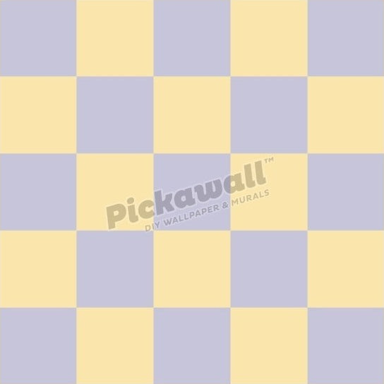 Checks - Yellow and Lilac - Pickawall