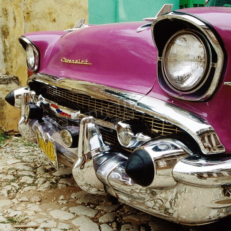 Chevy Bel-Air car front grill and bumper - Pickawall