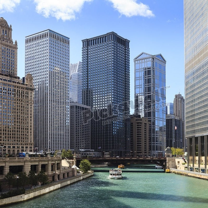 Chicago River and cityscape - Pickawall