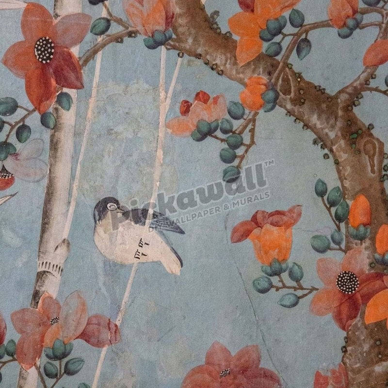 Chinese wallpaper 18th century close up - Pickawall