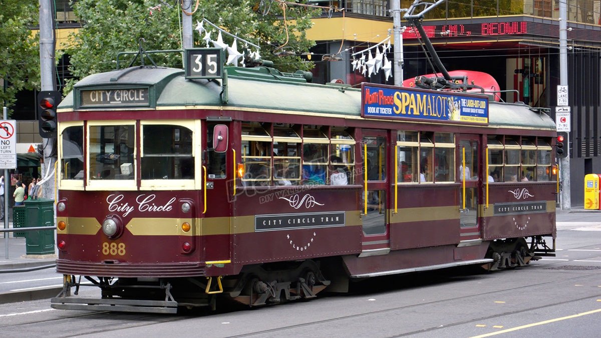 City Circle Tram, Melbourne, Australia - Pickawall