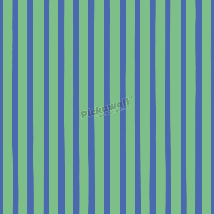 Cobalt Blue Line Stripes - Pickawall