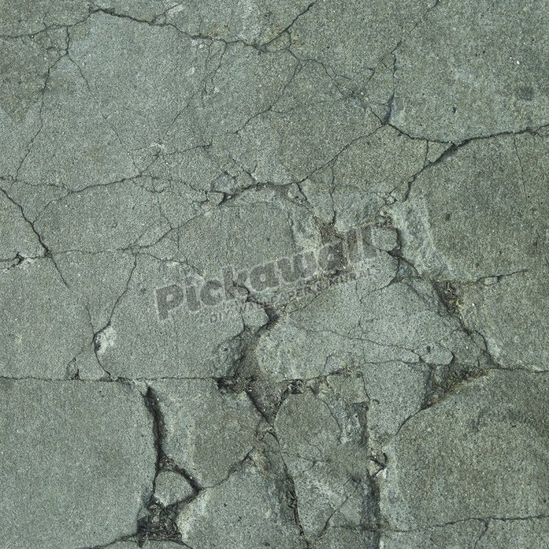 Cracked concrete - Pickawall