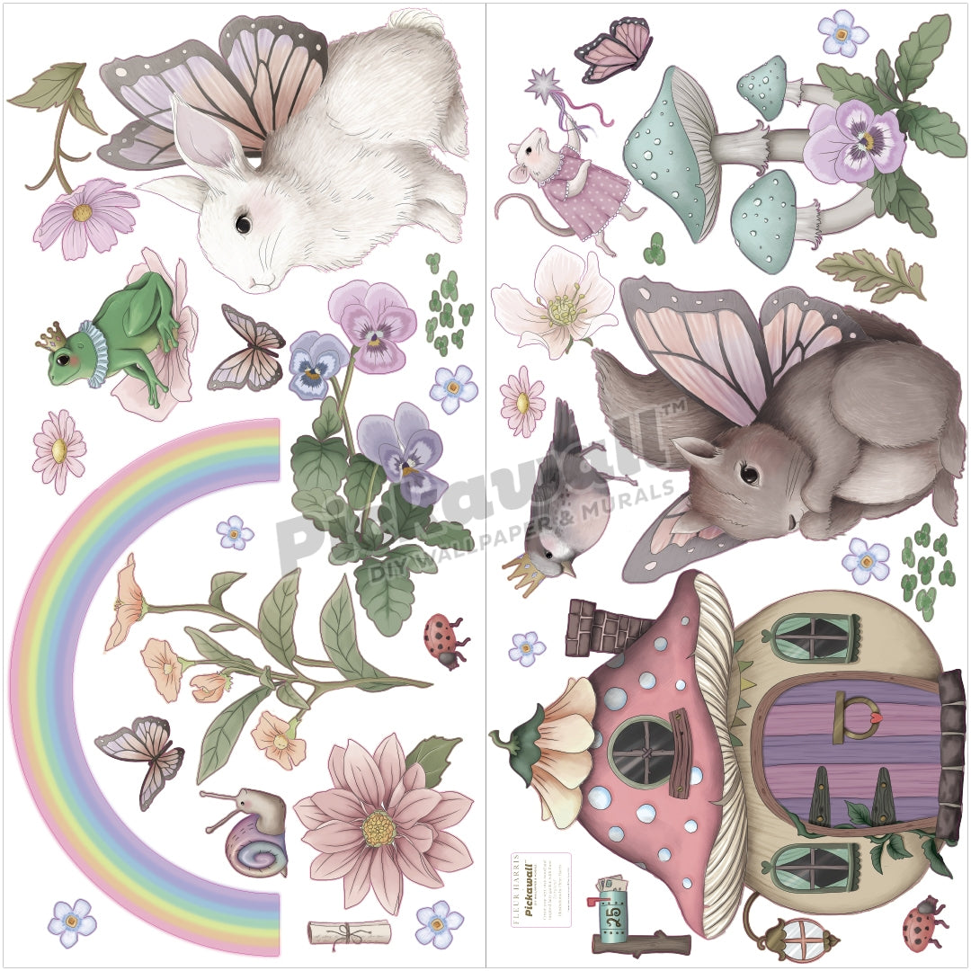 'Fairyland' Decals by Fleur Harris - Fairyland Large Decal set by Fleur Harris image
