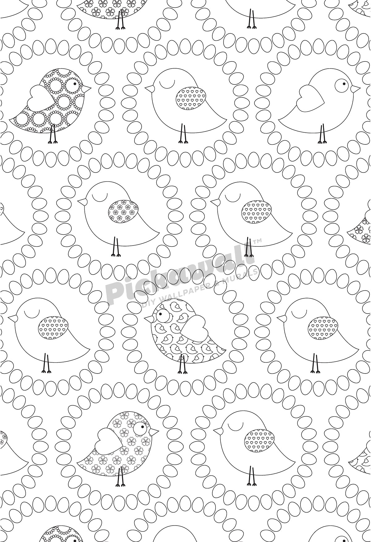 Birds pattern