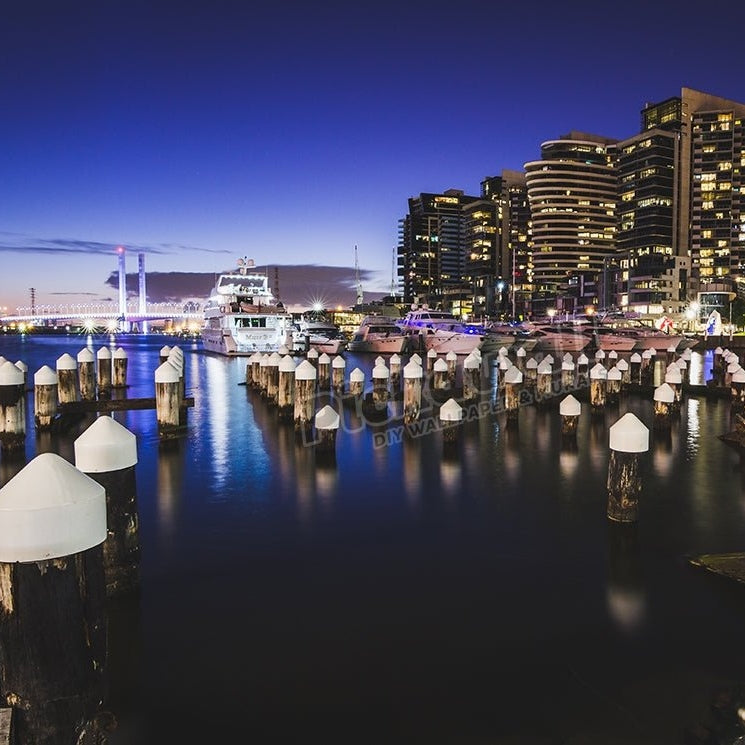 Docklands Pylons Nighttime - Pickawall