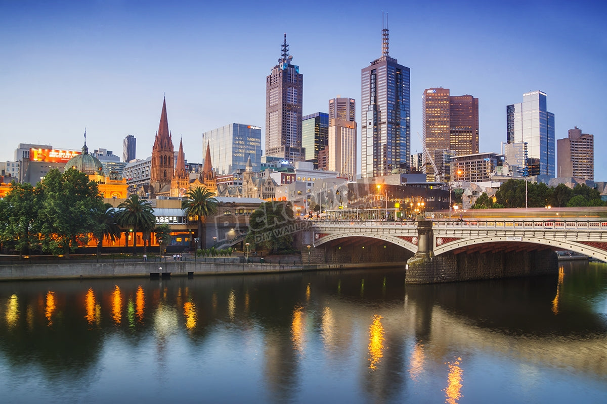 Melbourne at dusk