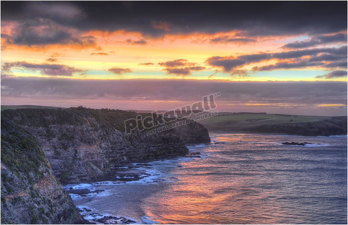 Dawn at Bushranger's bay, near Cape Schanck, Mornington Peninsular, Victoria.