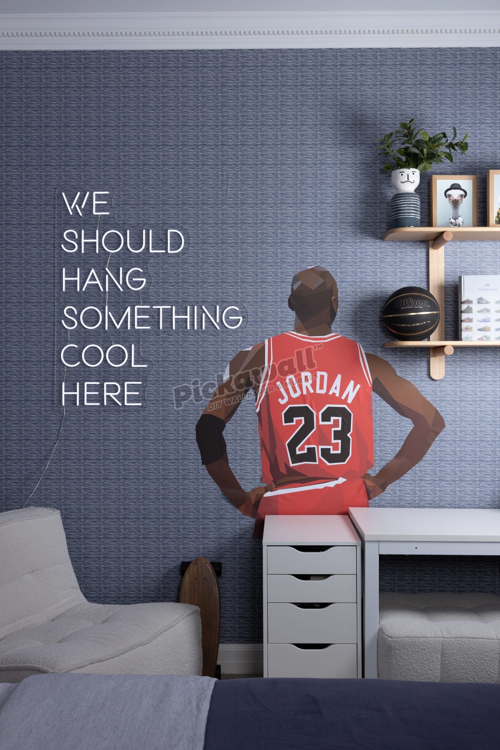 Michael Jordan NBA Jersey Decal by DG Designs