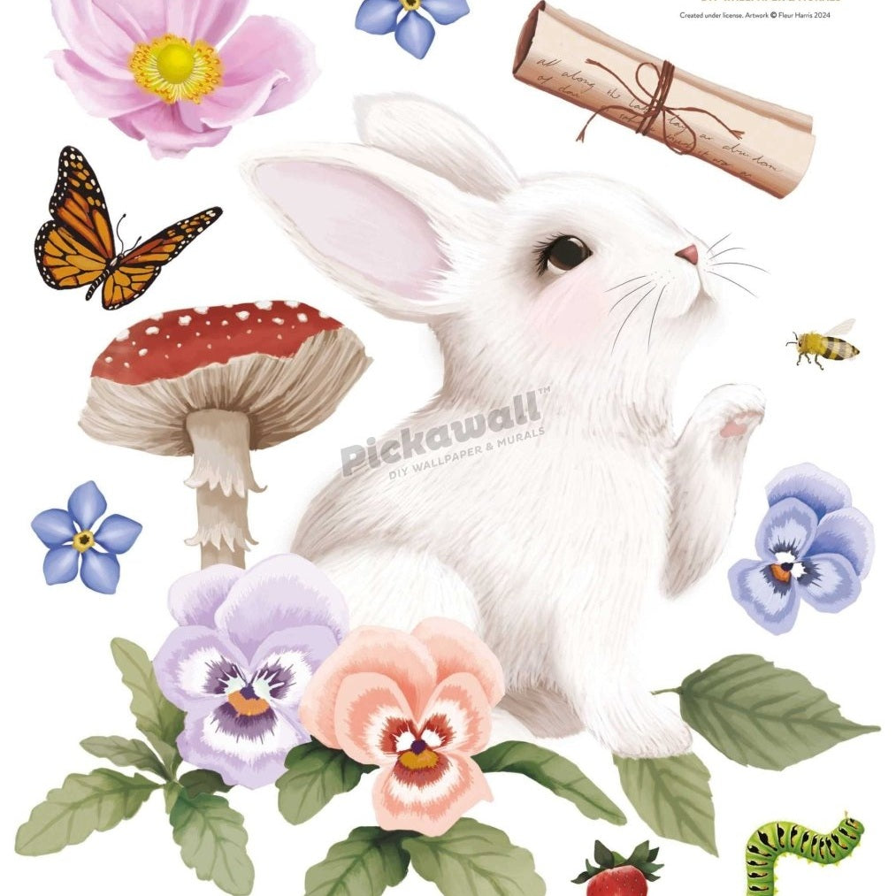 'Enchanted Bunny' icon Decals by Fleur Harris - Pickawall