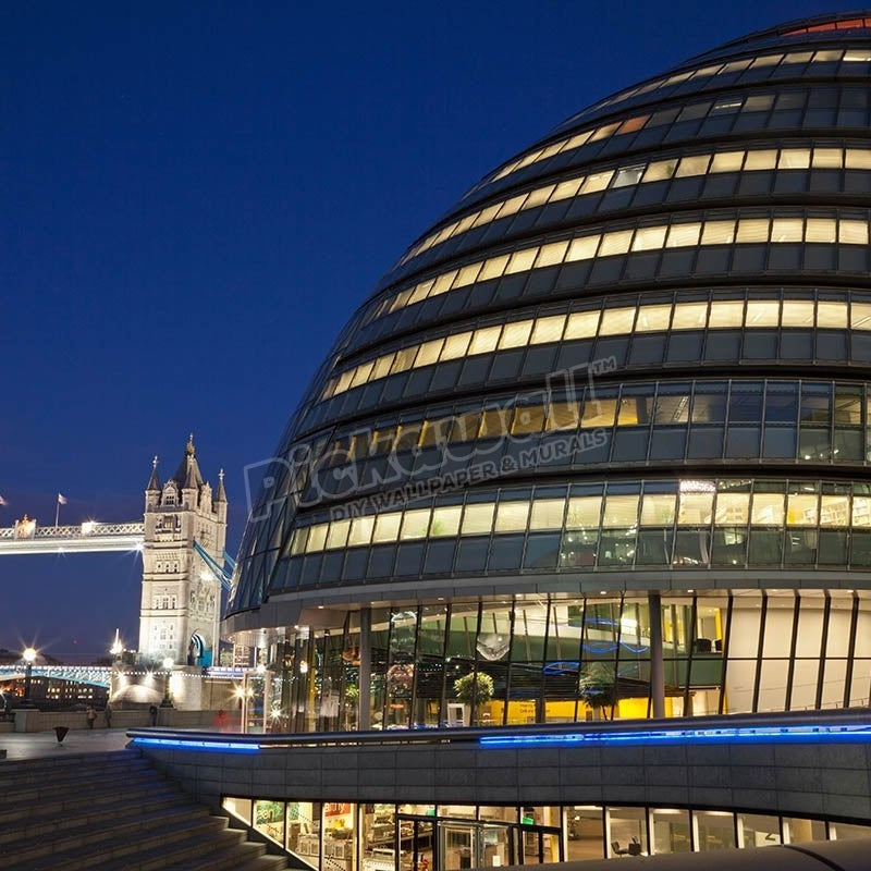 England, London, Southwark, City Hall and Tower Bridge - Pickawall