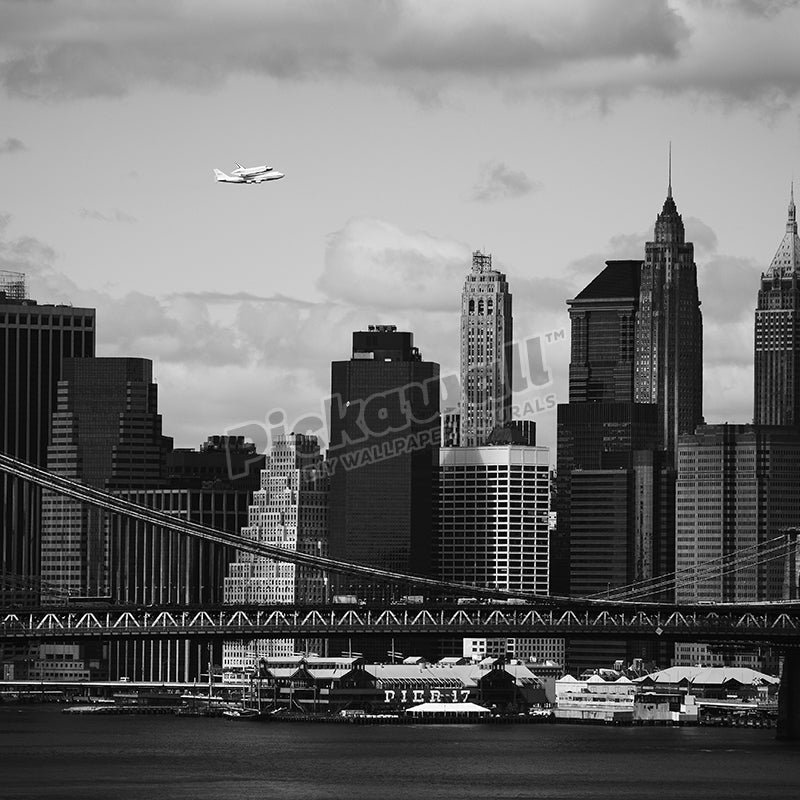 Enterprise over NYC - Pickawall
