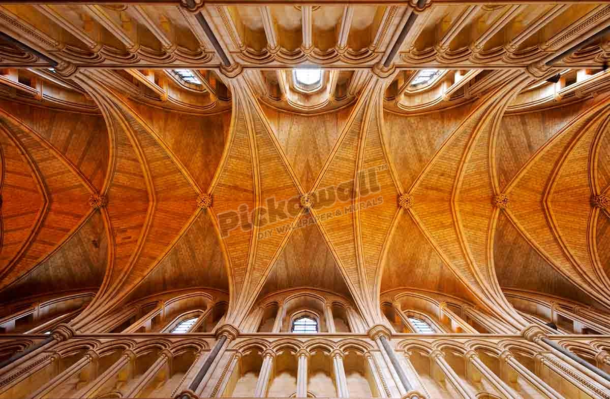 The ceiling of Southwark Cathedral.