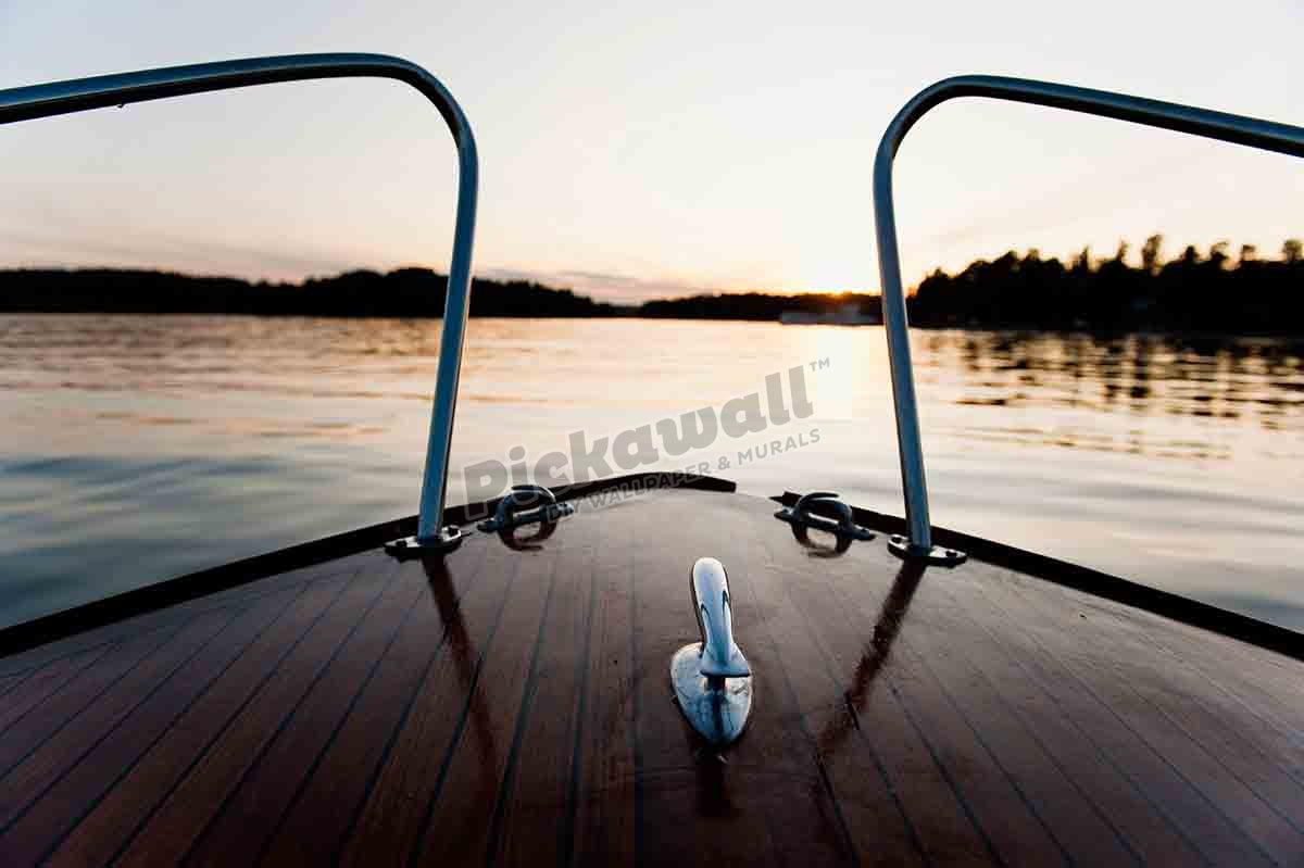Boat Deck on River