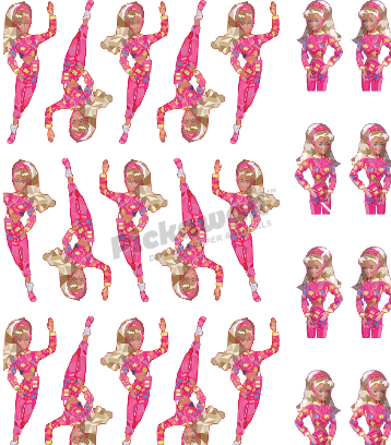 I'm a BarbieGirl Decals  by DG Designs - Mini Barbie Decals image